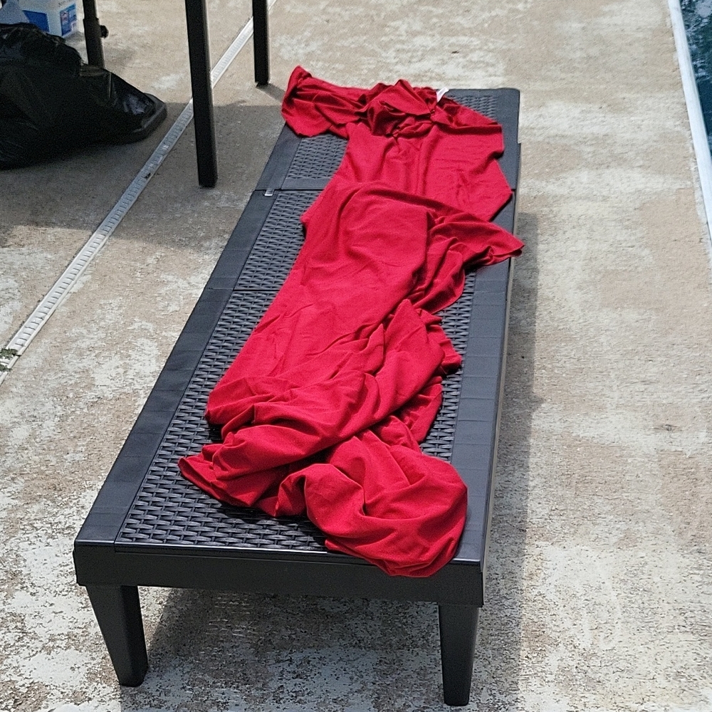 Vibrant Red Fabric